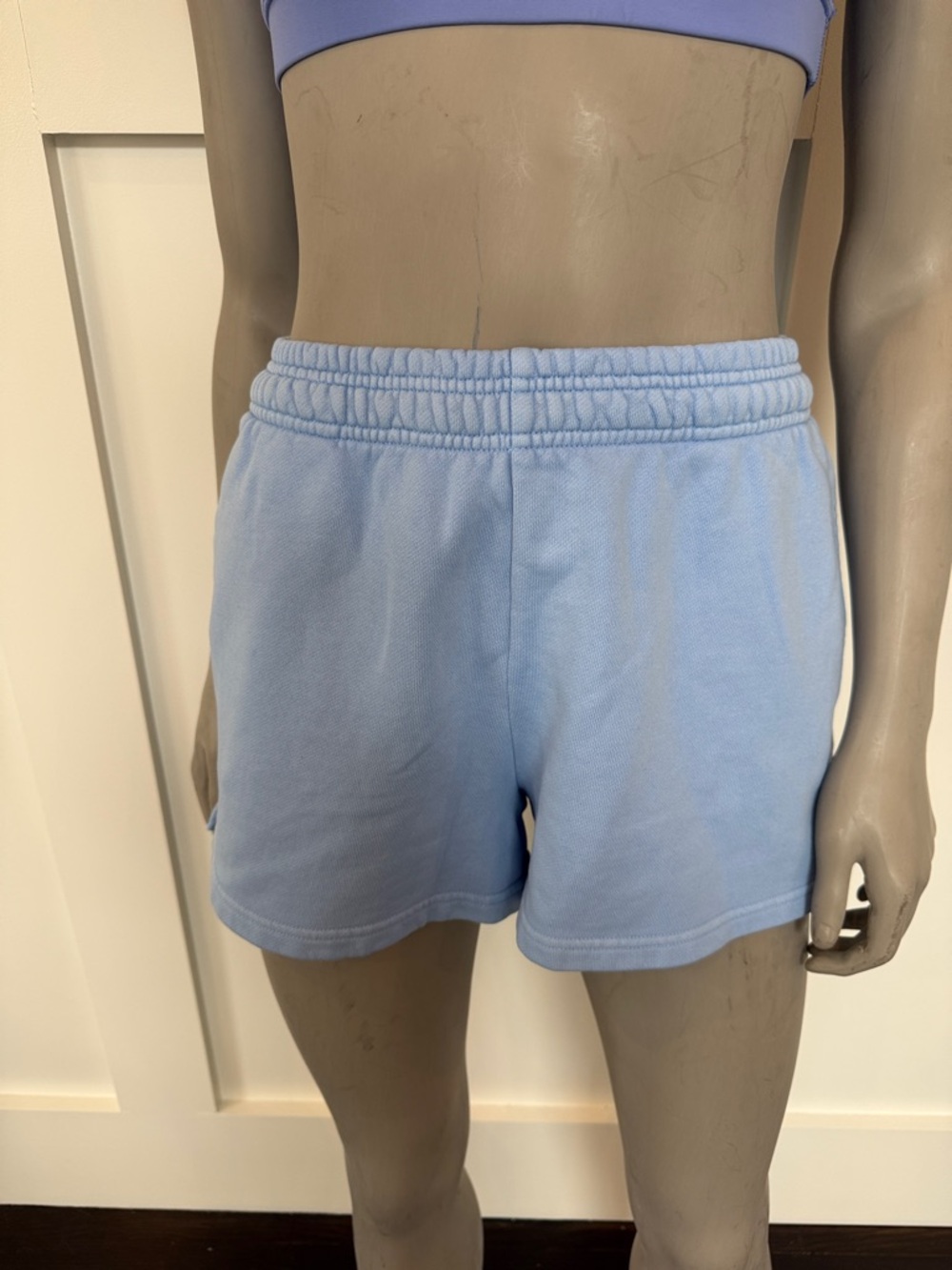 Vineyard Vines Light Blue Elastic-Waist Athletic Shorts